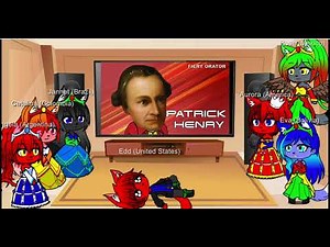 Countryfurries (Kindgom Universe) // (South america) + U.S.A react to: American revolution