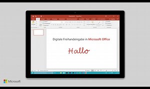 In Office kannst du mit einem digitalen Stift oder direkt mit dem Finger deine Gedanken notieren, Textpassagen hervorheben und Formen zeichnen: http://msft.social/c4t4CQ | Microsoft 365