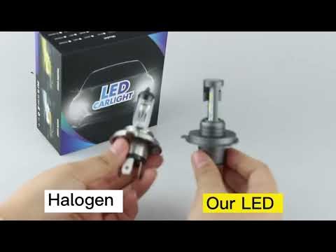2PCS For Toyota Yaris 2006-2014 H4 9003 LED Headlight Bulbs CSP Fanle