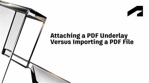 Attaching a PDF underlay versus importing a PDF file | Autodesk