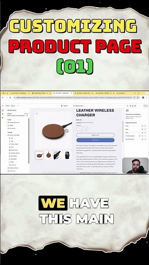 Shopify Tutorial For Beginners -✅ [Customizing Product Page 01]
