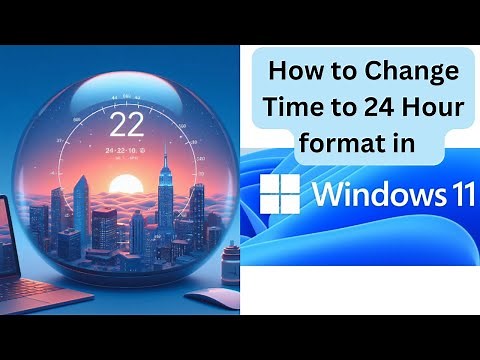 How to change time to 24 hours format in Windows 11