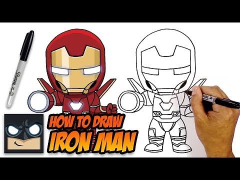 How to Draw Iron Man | Avengers | Step by Step Art Lesson for Beginners