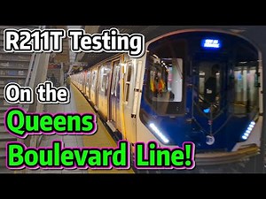 ⁴ᴷ⁶⁰ R211T CBTC Test Train on the Queens Boulevard Line!