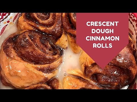Crescent Dough Cinnamon Rolls