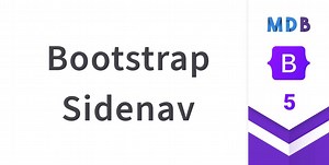 React Sidenav with Bootstrap - examples & tutorial