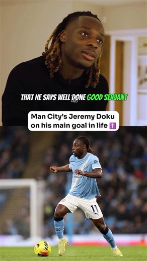 Jeremy Doku on his main goal in Christian life