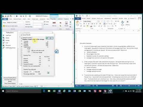 SIMUL8 Examples 1 & 2