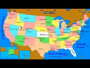 Explore the 50 States, Capitals, and Geographic Regions of the USA on a Map