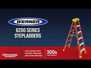 Werner Ladder - 6200 Fiberglass Step Ladders