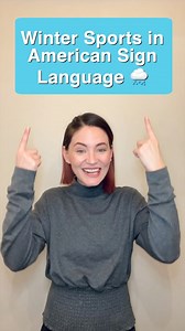 Winter sports signs in ASL ❄️#americansignlanguage #ASL #signlanguage101 #signlanguage #onlinelearning #signlanguageforkids #wintersports #signlanguageclass | Sign Language 101