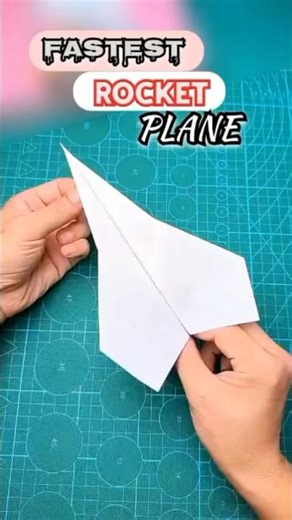 How to make a unique paper ROCKET plane making easy plane#diy