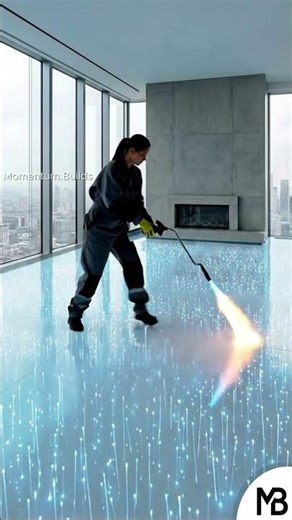 Stunning Fiber Optic Floor Living Room Transformation #diy #home #transformation