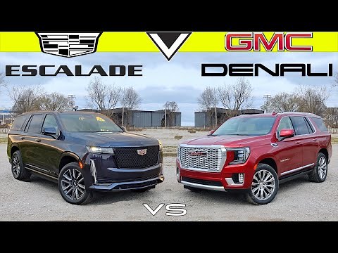LIVIN' LARGE! -- 2022 Cadillac Escalade vs. 2022 GMC Yukon Denali: Comparison