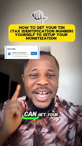 424K views · 4.6K reactions | How to get your TIN (tax identification number) online yourself to fill your monetisation setup form. Very easy  | Mc_Pelito | Facebook