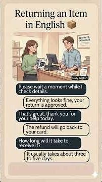 Return an Item in English 🛍️ | Real Life Conversation Practice
