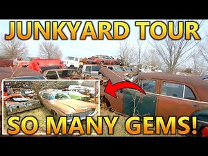 Another Kansas Junkyard FULL Of Rare Cars! | Amazing Junkyard Finds | Old Car Junkyard Tour!!!