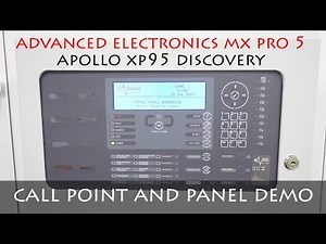 TESTING ADVANCED ELECTRONICS MX PRO 5 PANEL | APOLLO MCP | FIRE ALARM DEMO