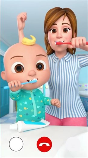 Let's Brush our Teeth🦷and Have FUN😁! Facetime with CoComelon!