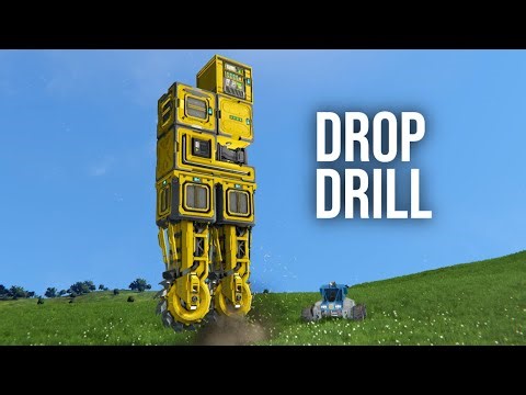 Simple Automatic Drill for Early Survival (Space Engineers)
