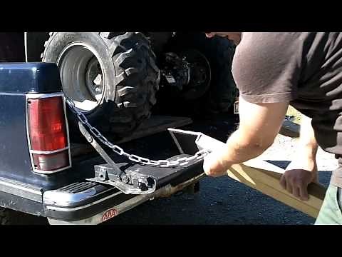 DIY ATV/ Lawnmwer loading ramps