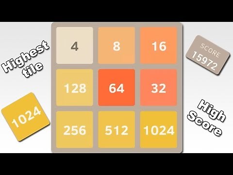 2048 Plus - The Highest Tile and High Score in 3x3 Mode