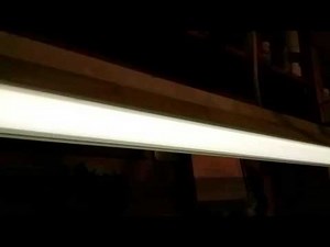 Flicker from a Fluorescent Bulb in Slow Motion