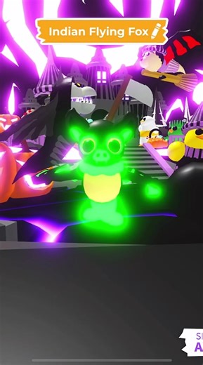 Indian Flying Fox in Adopt Me Game Halloween 2024