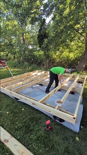 Framing a Floating Deck