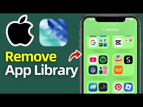 How to Remove App Library from Your Home Screen! (2025)