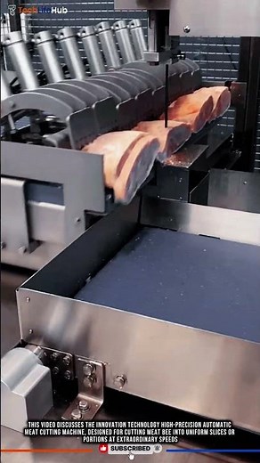Automatic Meat Slicer: Precision Portion Cutting for Industrial Food | Innovation Technology #tech