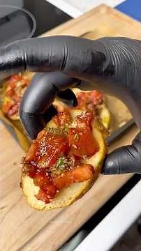 Bruschetta that tastes like a Italian restaurant #homecooking #foodie #easyrecipe