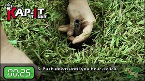 K IT Kap-It Pop-Up Sprinkler Riser Extension (1.5 in. Lift) Includes Riser and Cap (2 Pack) Kap-02R