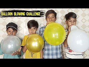 Balloon Blowing Challenge | Ep-9 | Blowing up a Balloon Until It Pops (Balloon Videos For Kids)