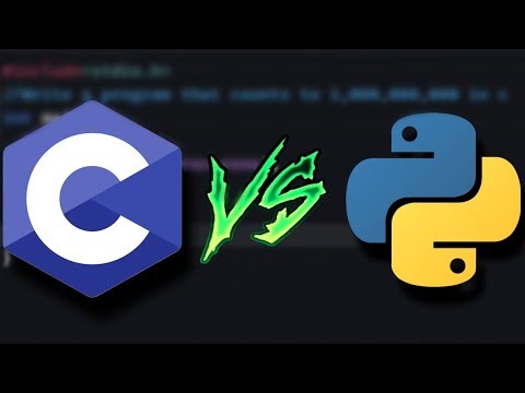 C vs Python Speed Test : 1 Billion Count Benchmark