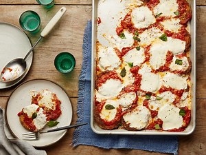 No-Fry Sheet-Pan Eggplant Parmesan