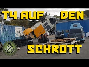 Wir verschrotten 2 VW Busse