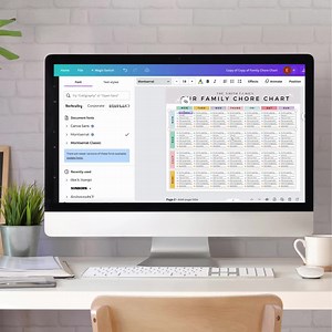 Family Chore Chart Checklist, Editable Cleaning Planner, Cleaning Schedule, Weekly House Chores, Adhd Clean Home,household Planner Printable - Etsy