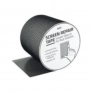MISTIC COOL Screen Repair Tape 5ft x 2in Window Screen Mesh Repair Fiberglass Cut to Fit Waterproof Window Screens Repair Porch Screen Door Repair Kit Screen Patch