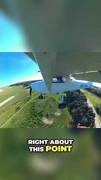 Watch This INSANE 40 Degree Landing From The Cockpit!