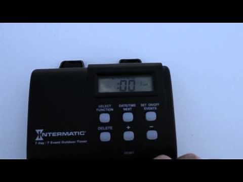 Intermatic Model HB88OR Digital Astronomical Timer - How to Reset
