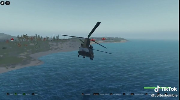 Black Hawk Helicopter Mission in Roblox Gameplay