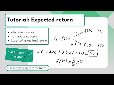 Calculating the expected return on a stock / Fundamentals of investments / Episode 3