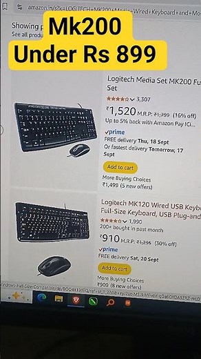 MK200 VS MK120 LOGITECH KEYBOARD AND MOUSE COMBO FOR RS 900 ONLY