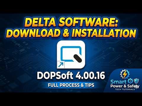 How to Download and Install Delta HMI DOP Soft Software