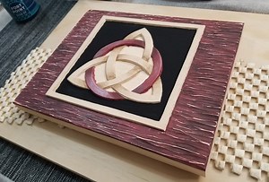 Woodcarving: Trinity Celtic Knot Relief Carving — Bob's Wood Stuff