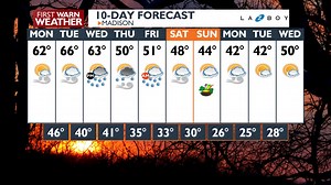 2.3K views · 25 reactions | 60 degree weather through Wednesday, followed by showers and cooler weather by Thursday and Friday. Temperatures look to be below normal as we head towards the end of next weekend and early in the following work week. Forecast: bit.ly/2VWyK9q | News 3 Now / Channel 3000 | Facebook