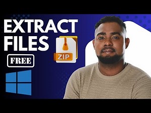 How to Extract Files WITHOUT WinRAR or 7-Zip on Windows PC/Laptop | Free & Easy Method