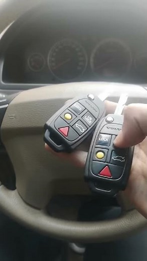 Volvo xc90 folding key programming completed,