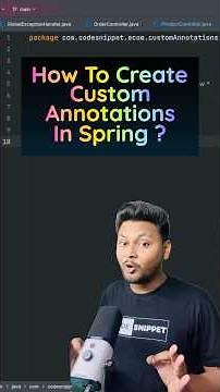 Create Custom Annotations In #java #javaframework #programming #javadeveloper #springboot